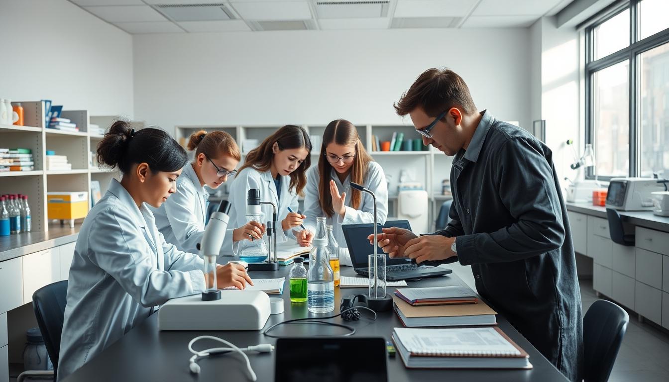 Modern university campus for students