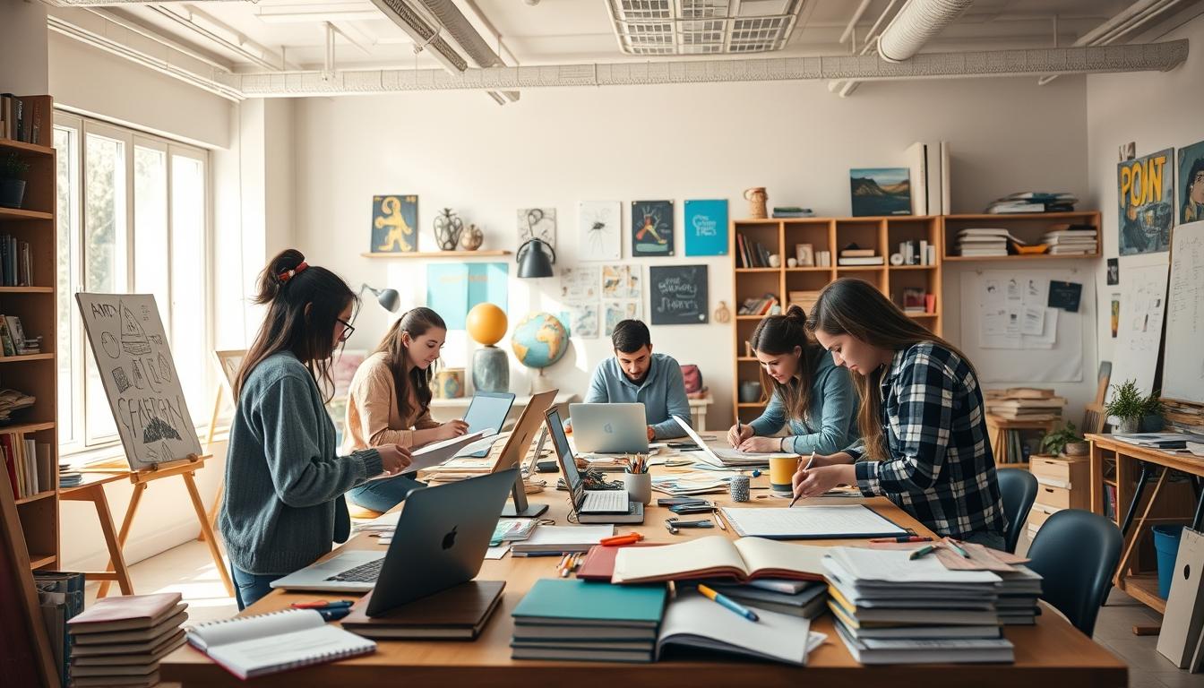 Organized exam preparation notes and academic planner